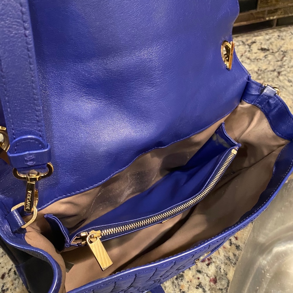 Authentic Versace Vanitas crossbody bag. Please check Picture 14 for the damage - Picture 13 of 16